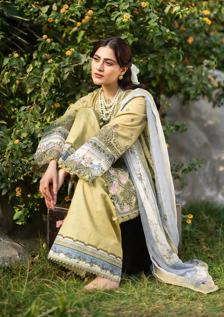 Elaf Chikankari Lawn Prints – ERC-8B MENAH