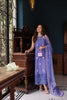 Saadia Asad Eid Luxury Schiffli Laserkari Lawn – D2- Indigo