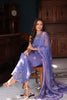 Saadia Asad Eid Luxury Schiffli Laserkari Lawn – D2- Indigo