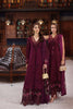 Saadia Asad Eid Luxury Schiffli Laserkari Lawn – D12- Plum