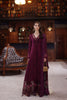 Saadia Asad Eid Luxury Schiffli Laserkari Lawn – D12- Plum