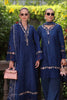 Saadia Asad Eid Luxury Schiffli Laserkari Lawn – D10- Royal Blue
