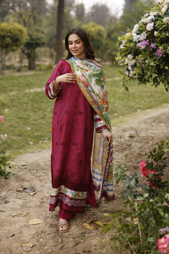 Manara by Maria Asif Baig - Vintage Flora Lawn Collection – ABLOOM