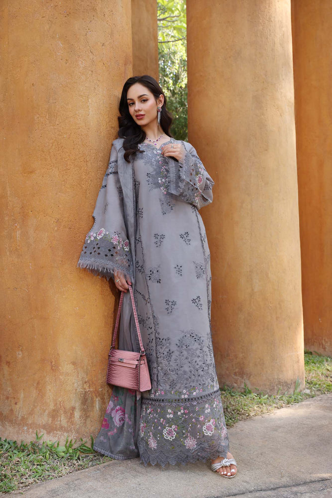 Saadia Asad Noor Eid Luxury Laserkaari Lawn – D2-B