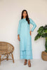 Sahar Stitched/Pret Dobby Jacquard Co-Ord Sets – Springtime Blues