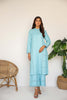 Sahar Stitched/Pret Dobby Jacquard Co-Ord Sets – Springtime Blues