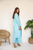 Sahar Stitched/Pret Dobby Jacquard Co-Ord Sets – Springtime Blues