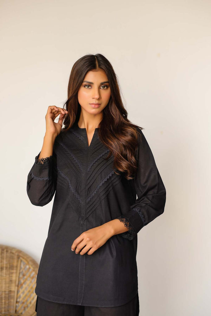 Sahar Stitched/Pret Dobby Jacquard Co-Ord Sets – Dark Enigma