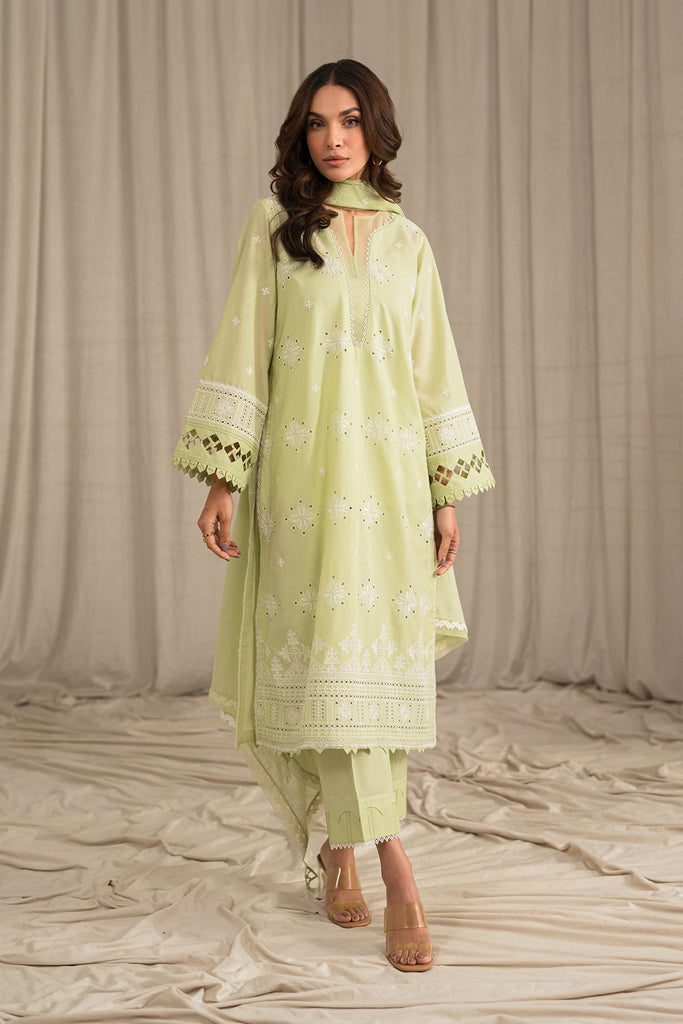 Sahar Mirage Luxury x Kiran Malik Lawn Collection – Chikankari 3 Piece-S24-CK-L1-08