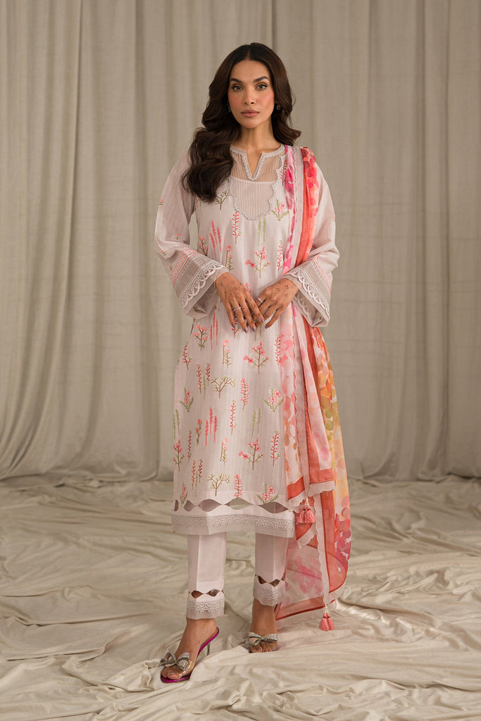 Sahar Mirage Luxury x Kiran Malik Lawn Collection – Textured Lawn 3 Piece (Embroidered)-S24-TL-L1-03