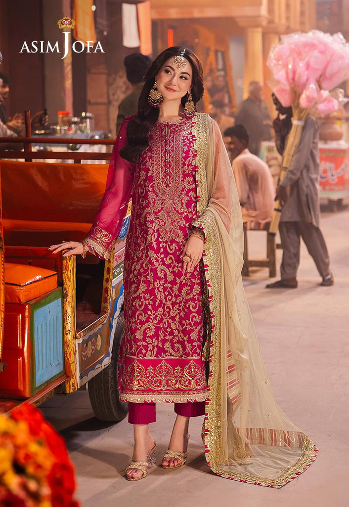 Asim Jofa Chamkeeli Festive Formals – AJKK-14 Embroidered Net