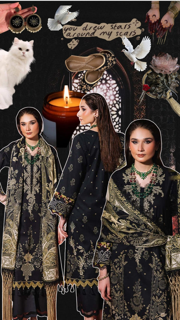 Jade Urbane Embroidered Lawn – 20778