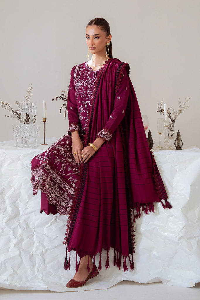 Aabyaan Miraal Embroidered Viscose – AFSHEEN (AV-09)