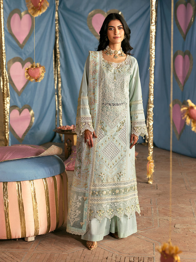 Mahnur Husn-e-Jahan Luxury Lawn – Amalia