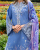 Mushq Hemline Lawn · The Secret Garden – Azure Bloom