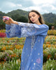 Mushq Hemline Lawn · The Secret Garden – Azure Bloom
