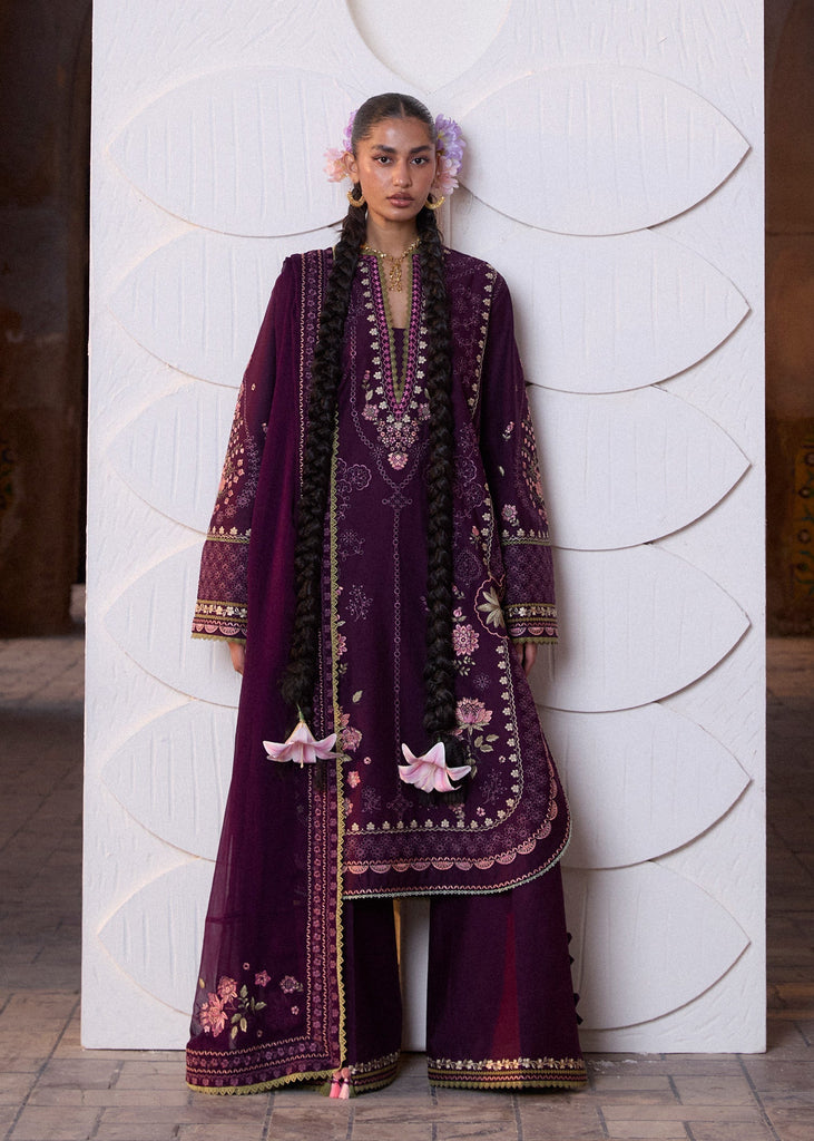 Hussain Rehar Zan Festive Luxury Lawn  – Banafsh