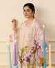 Mushq Hemline Soleil Prints Lawn – Berry Creme