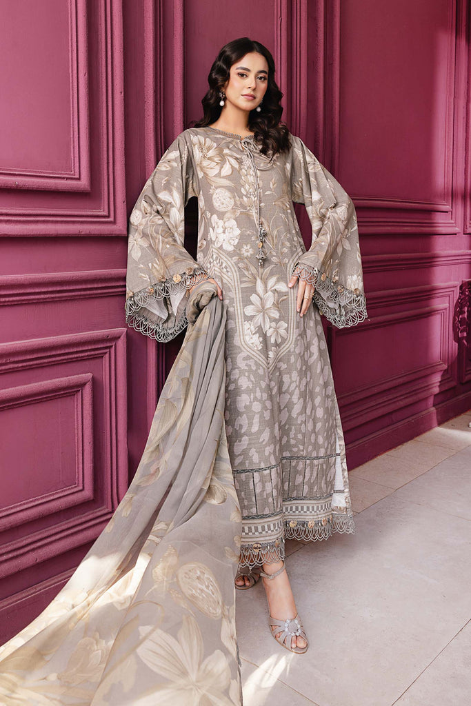 MARIA.B MBasics Winter Edit – Printed Slub Khaddar MB-CUS25-1101a