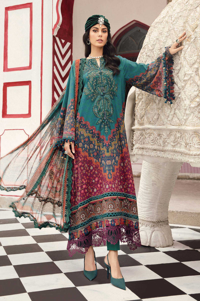 MARIA.B MPrints Fall Edition – Embroidered Cambric | MPT-2710-B