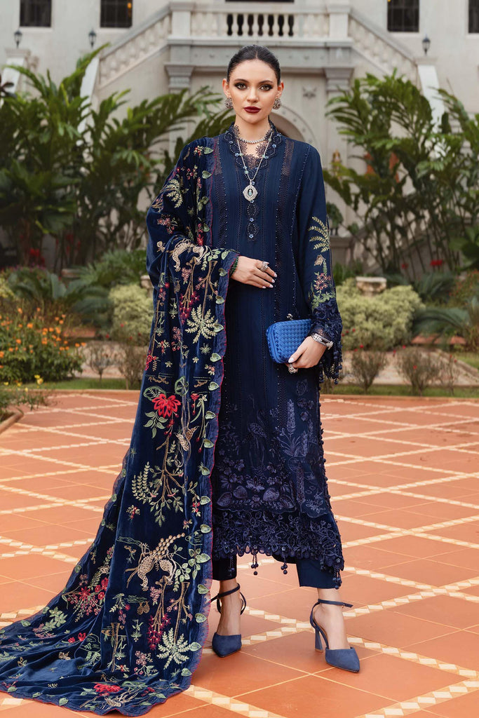 MARIA.B Winter Luxe – Embroidered Twill Linen WL-1312