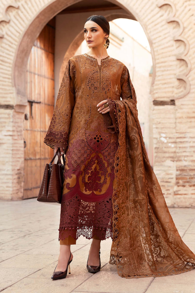 MARIA.B Luxury Lawn – Embroidered Paper Cotton Suit | D-2501-B