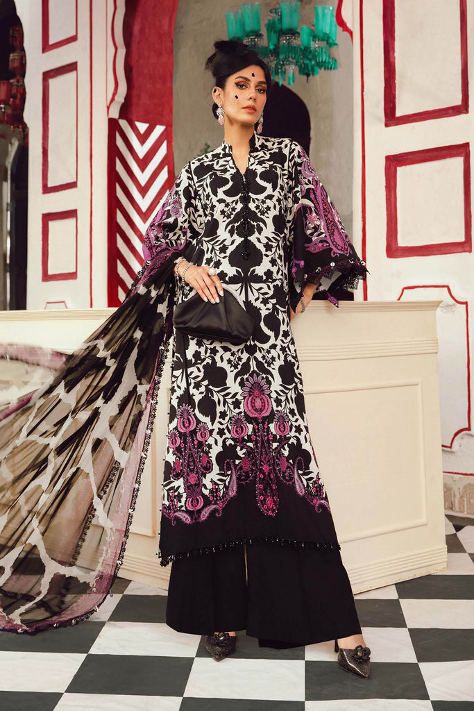 MARIA.B MPrints Fall Edition – Embroidered Cambric | MPT-2704-B