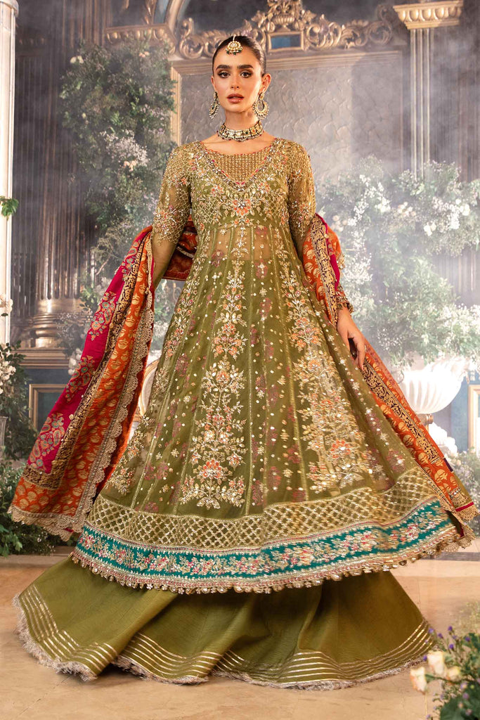 MARIA.B MBroidered Wedding Formals – Embroidered Organza Suit | BD-2906