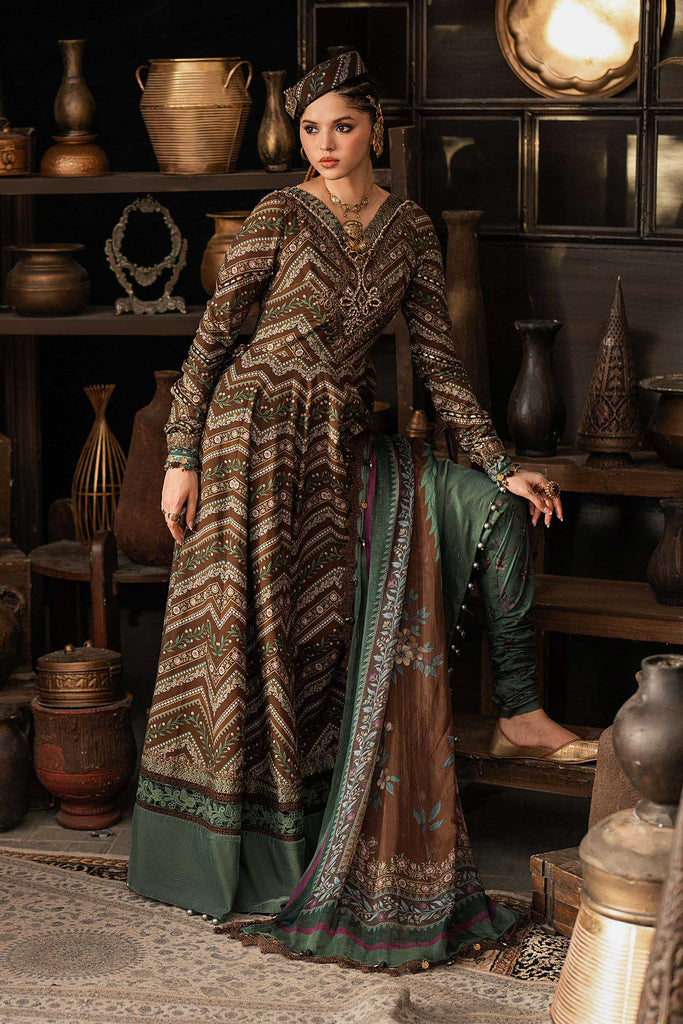 MARIA.B MPrints – Embroidered Cambric Suit - MPA3107-A