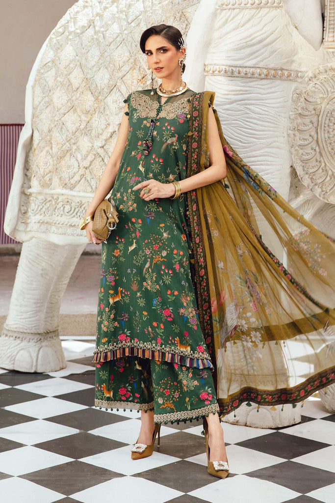 MARIA.B MPrints Fall Edition – Embroidered Linen | MPT-2707-B