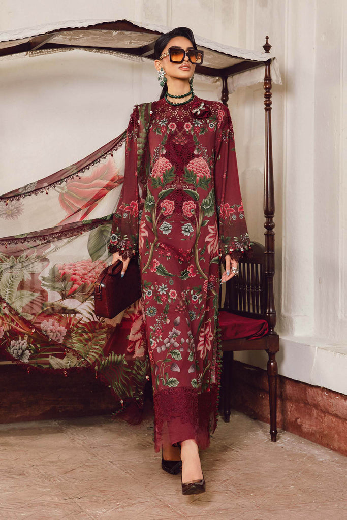 MARIA.B MPrints Fall Edition – Embroidered Cambric | MPT-2709-A