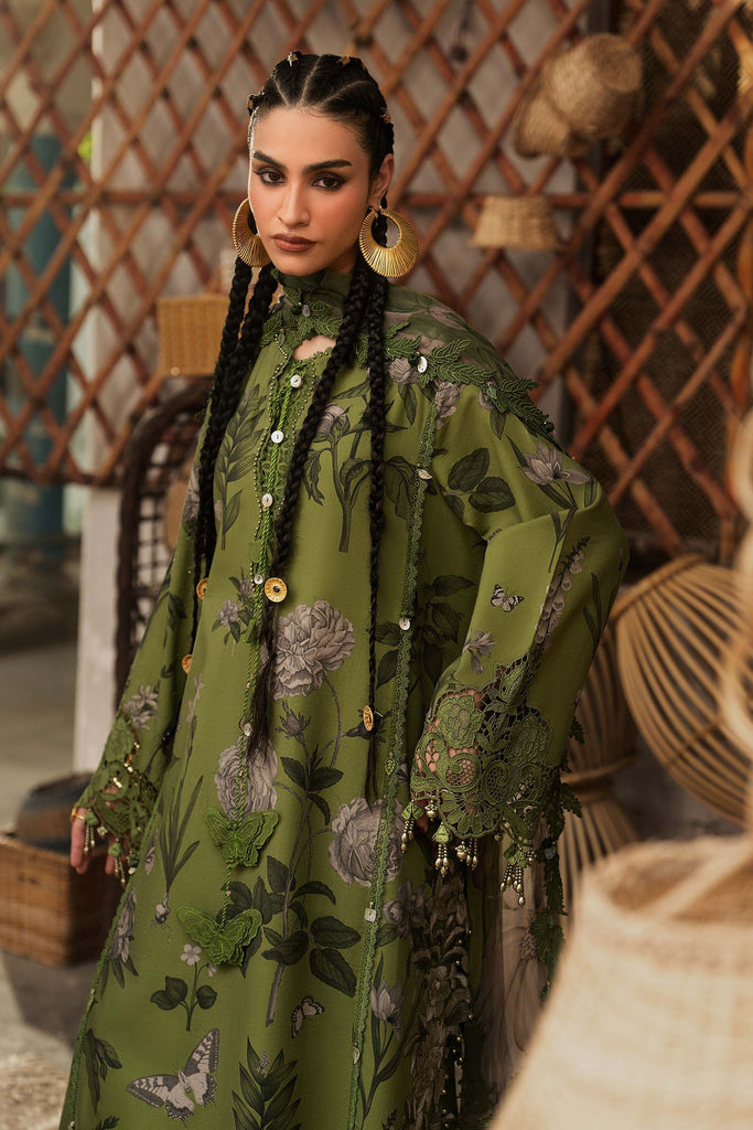 MARIA.B MPrints – Embroidered Cambric Suit - MPB3109-B