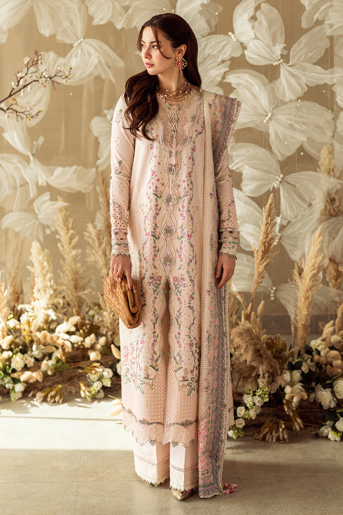 Qalamkar X Hania Aamir · Spring/Summer Luxury Lawn – FK-12 LILY