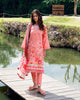 Roheenaz Garden Veal Printed Lawn – Berry Glint