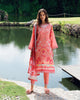 Roheenaz Garden Veal Printed Lawn – Berry Glint