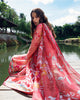 Roheenaz Garden Veal Printed Lawn – Berry Glint