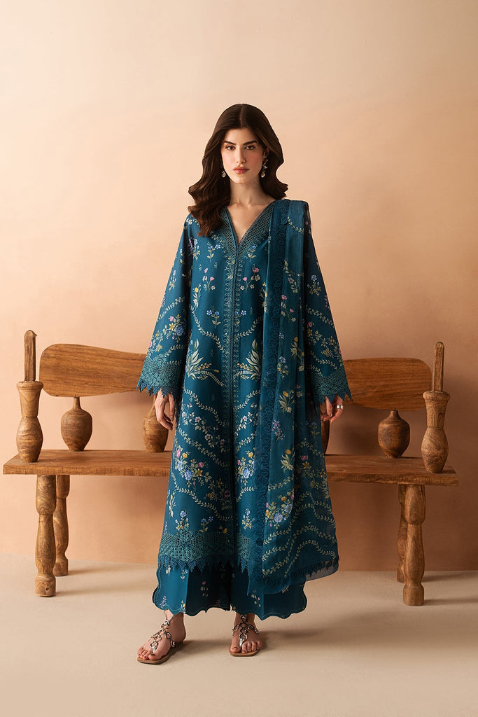 Afrozeh Haze Summer Lawn Edit – Luem Teal