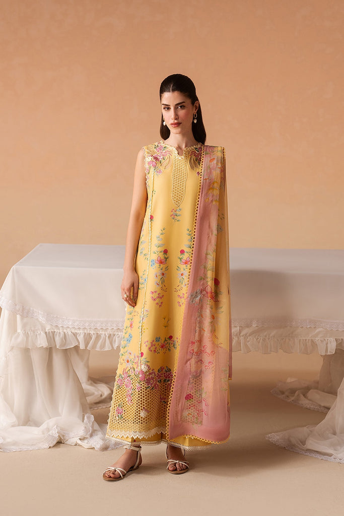 Afrozeh Haze Summer Lawn Edit – Evania Yellow