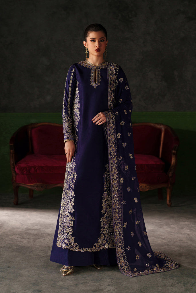 Emaan Adeel Verve Silk Edit Formals – AZURE SAPPHIRE