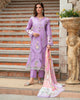 Roheenaz Summer Reverie Luxury Lawn – Wisteria