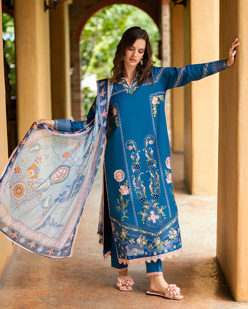 Roheenaz Summer Reverie Luxury Lawn – Isoria