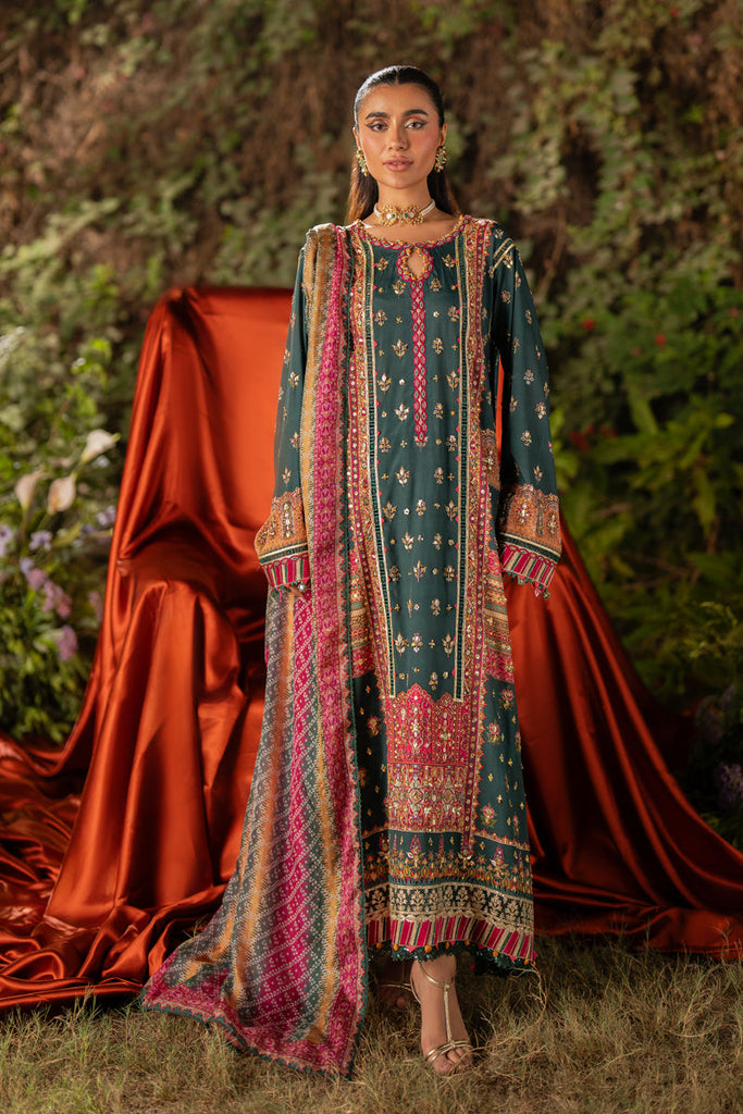 Qalamkar Luxe Silk Formals – UA-02  NINA