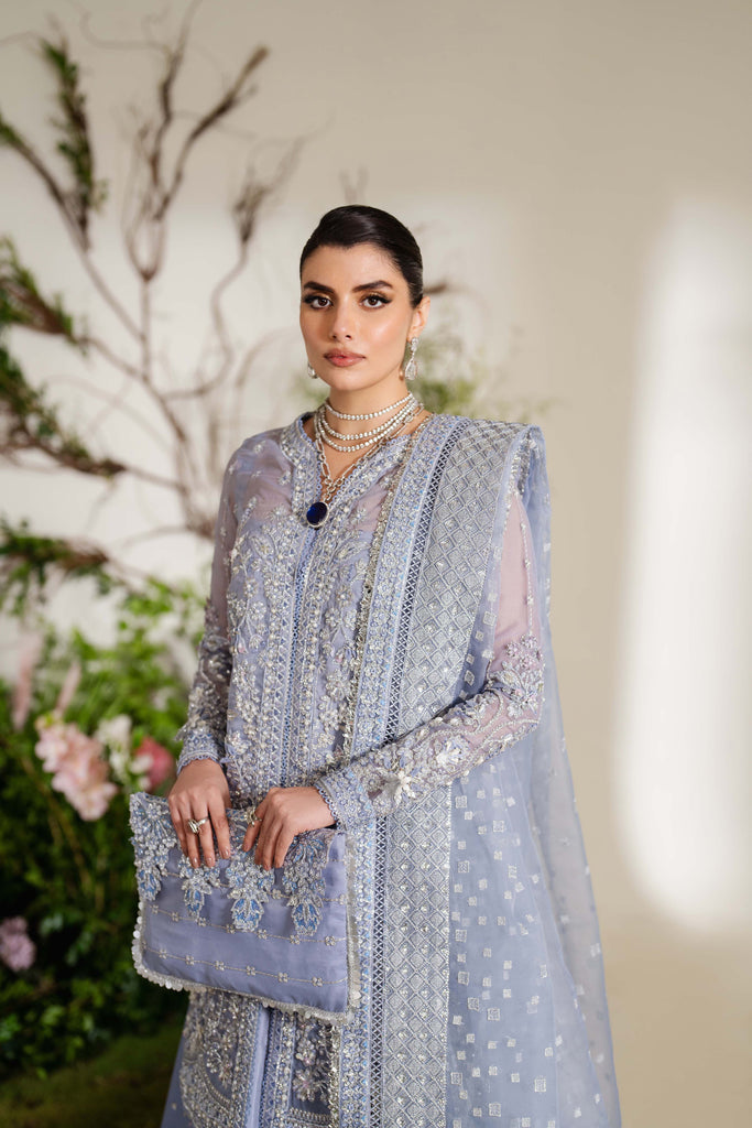 Zoya & Fatima Reem Festive Formals - 4PC Embroidered & Handwork Raw Silk – NORA