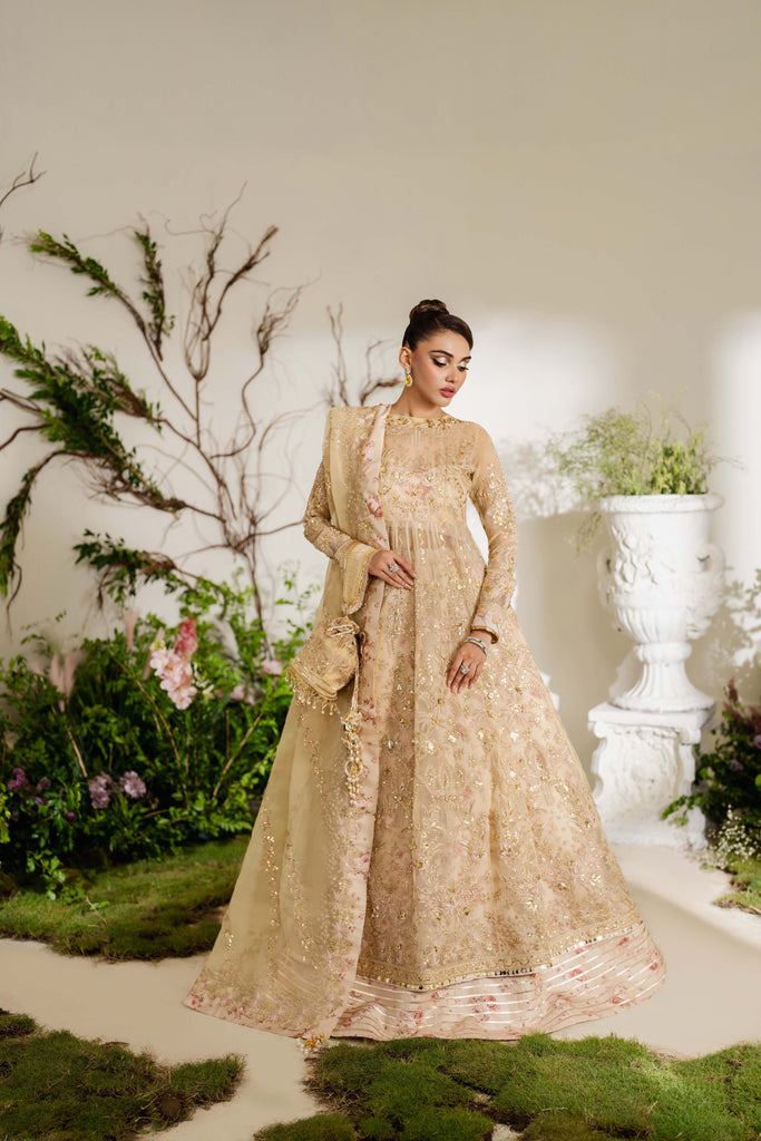 Zoya & Fatima Reem Festive Formals - 4PC Embroidered & Handwork Raw Silk – TANIA