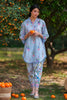 Sahar Print Muse Co-ords RTW – Blue Petal Drift