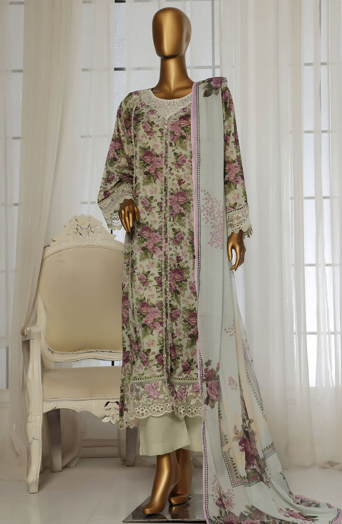 Sadabahar RTW/Stitched Embroidered Festive Lawn – D-04