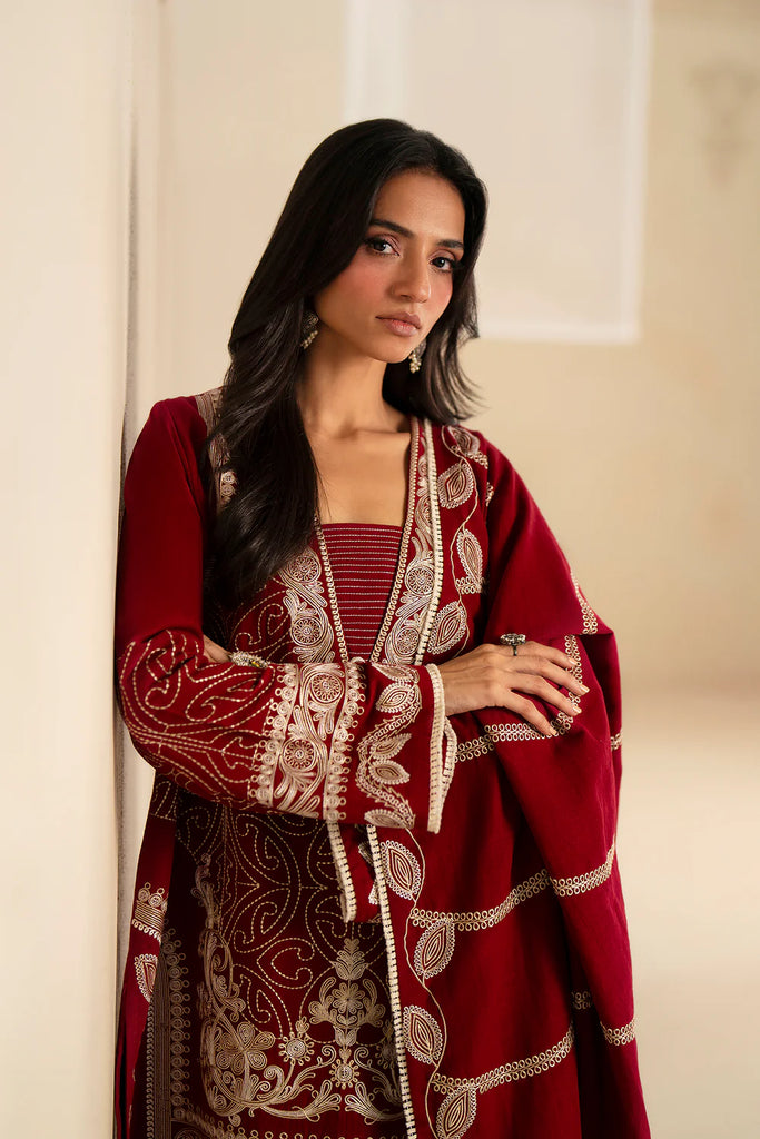 Ethnc 3pc EMBROIDERED SUIT (E0786/203/304)