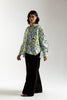 Ethnc PRINTED TOP LIGHT AQUA | E2349/108/614