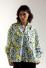 Ethnc PRINTED TOP LIGHT AQUA | E2349/108/614