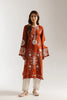 Ethnc Embroidered 2 pc SUIT–  RUST | E4156/103/205